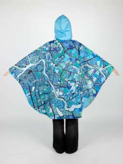 Изображение №5 | Дождевик-пончо AquaStop взрослый на заказ, разноцветный, единый размер