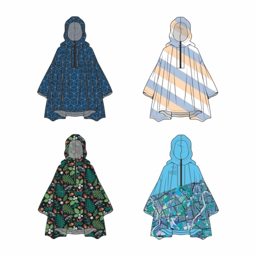 Изображение №2 | Дождевик-пончо AquaStop взрослый на заказ, разноцветный, единый размер