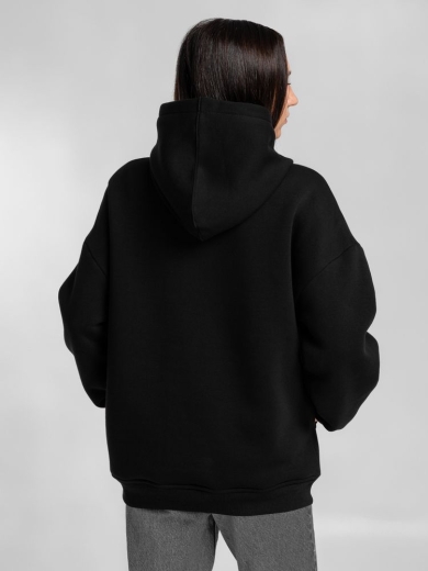 Изображение №8 | Худи Furry Oversize, черное, размер XS/S