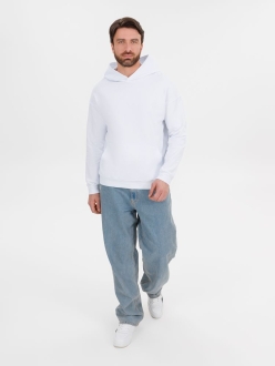 Изображение №13 | Худи оверсайз унисекс Outshine, белое, размер XS/S