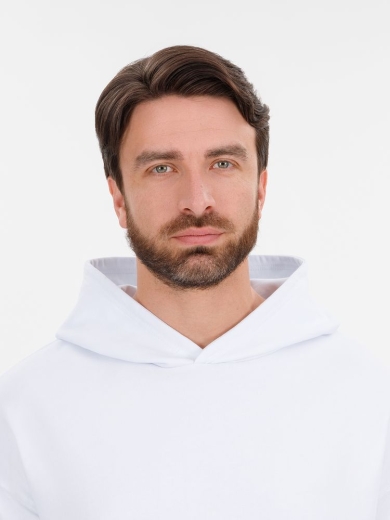 Изображение №12 | Худи оверсайз унисекс Outshine, белое, размер XS/S