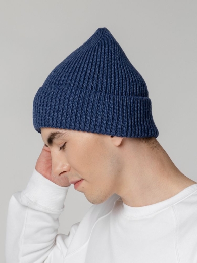 Изображение №6 | Шапка Tommi, синий меланж