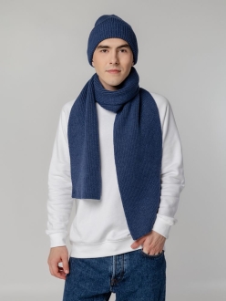 Изображение №7 | Шарф Tommi, синий меланж