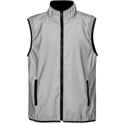 Изображение №1 | Жилет двусторонний Manifest из светоотражающей ткани, серый, размер XS/S
