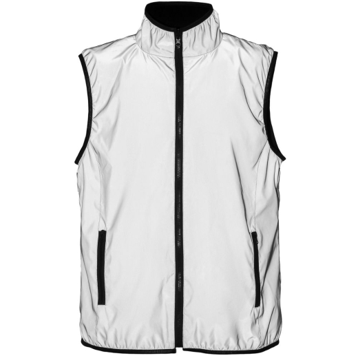 Изображение №3 | Жилет двусторонний Manifest из светоотражающей ткани, серый, размер XS/S