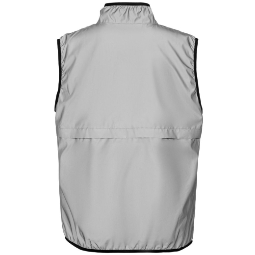 Изображение №4 | Жилет двусторонний Manifest из светоотражающей ткани, серый, размер XS/S
