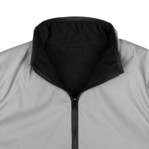 Изображение №7 | Жилет двусторонний Manifest из светоотражающей ткани, серый, размер XS/S