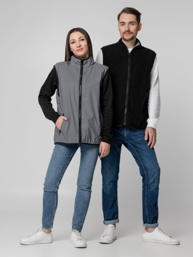 Изображение №20 | Жилет двусторонний Manifest из светоотражающей ткани, серый, размер XS/S