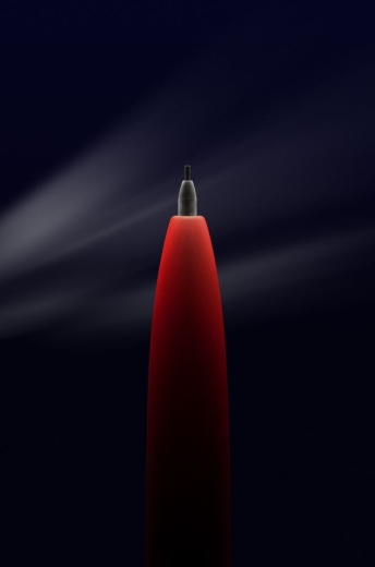 Изображение №5 | Карандаш механический Prodir DS8 MRR-C Soft Touch, красный