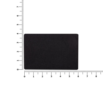 Изображение №2 | Наклейка тканевая Lunga, L, черная