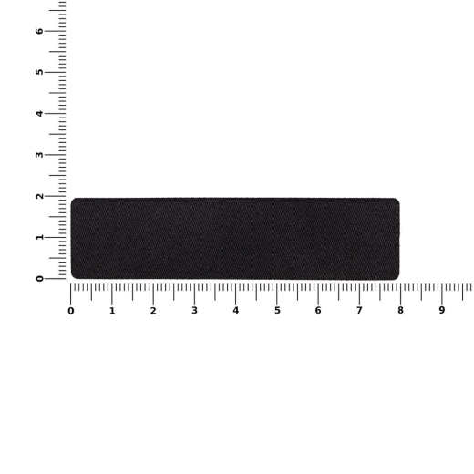 Изображение №2 | Наклейка тканевая Lunga, S, черная