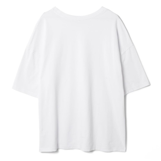 Изображение №3 | Футболка унисекс оверсайз Crosstown, белая, размер S