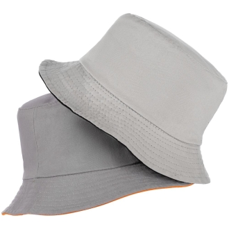 Изображение №4 | Панама Summer двусторонняя, черная с серым