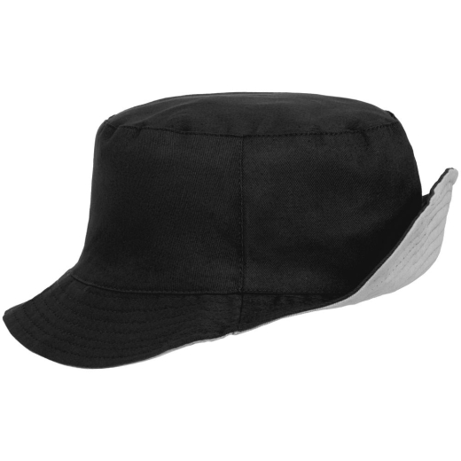 Изображение №1 | Панама Summer двусторонняя, черная с серым