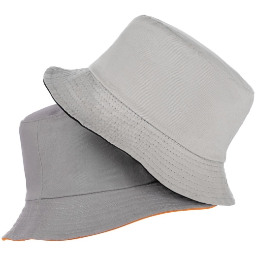 Изображение №4 | Панама Summer двусторонняя, черная с серым