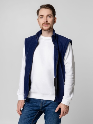 Изображение №7 | Жилет флисовый Manakin, темно-синий, размер XS/S