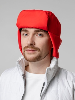 Изображение №14 | Шапка-ушанка Shelter, красная