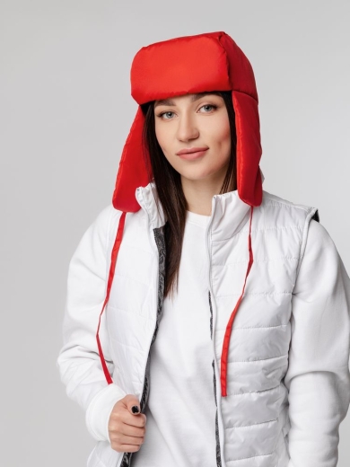 Изображение №11 | Шапка-ушанка Shelter, красная