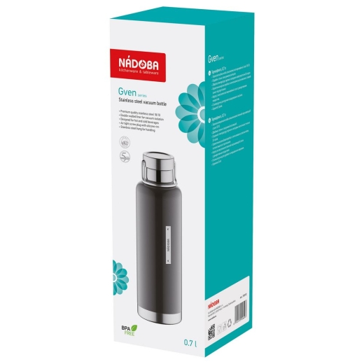 Изображение №2 | Термобутылка Gven, темно-серая