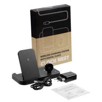Изображение №10 | Зарядная станция с часами Clock Nest, черная