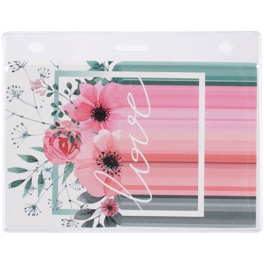 Изображение №3 | Карман для бейджа Lucid, горизонтальный, из фактурного ПВХ