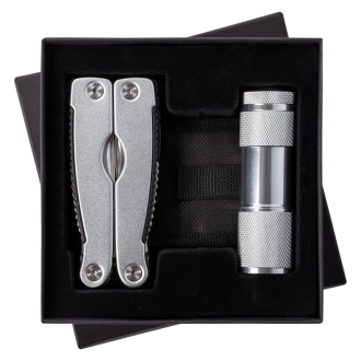 Изображение №1 | Набор Handmaster: фонарик и мультитул, серебристый