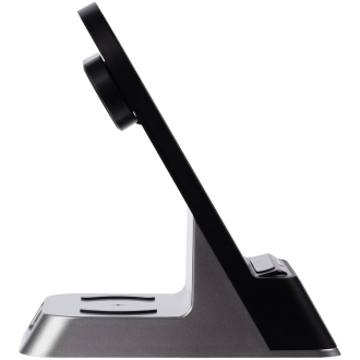 Изображение №4 | Зарядная станция с часами E-Store для смартфона, часов и наушников, черная