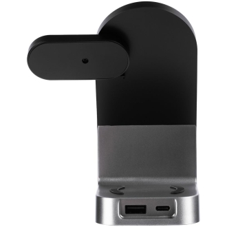 Изображение №6 | Зарядная станция с часами E-Store для смартфона, часов и наушников, черная