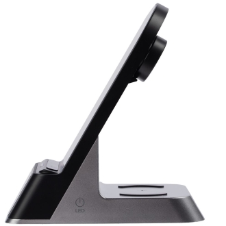 Изображение №7 | Зарядная станция с часами E-Store для смартфона, часов и наушников, черная