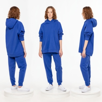 Изображение №3 | Худи унисекс H1, синее, размер XS/S