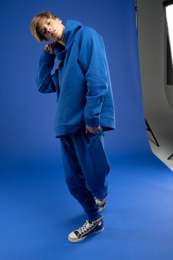 Изображение №1 | Худи унисекс H1, синее, размер XS/S