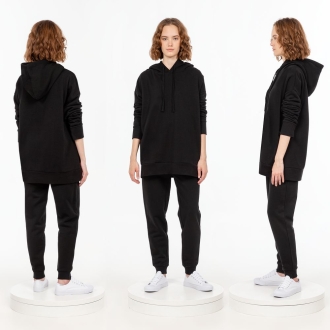 Изображение №4 | Худи унисекс H2, черное, размер XS/S