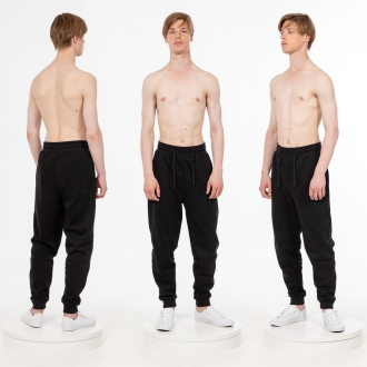 Изображение №6 | Джоггеры J2, черные, размер XS/S