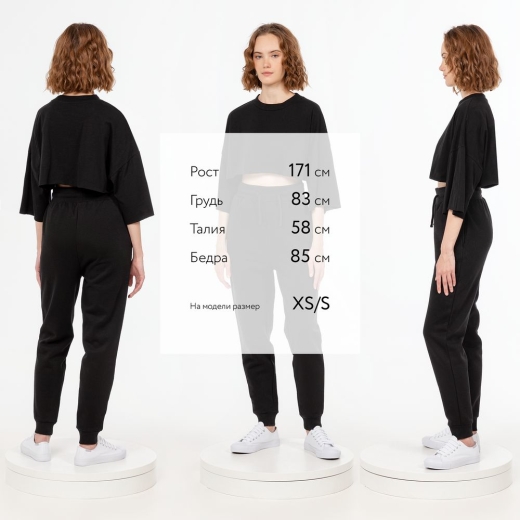 Изображение №5 | Джоггеры J2, черные, размер XS/S