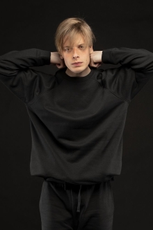 Изображение №2 | Свитшот унисекс S1, черный, размер XS/S