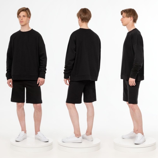 Изображение №3 | Свитшот унисекс S2, черный, размер XS/S