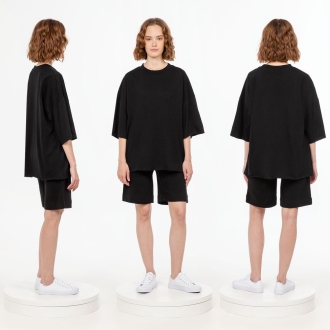 Изображение №2 | Футболка унисекс T1, черная, размер XS/S