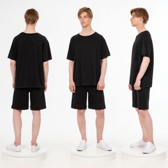 Изображение №3 | Футболка унисекс T2, черная, размер XS/S