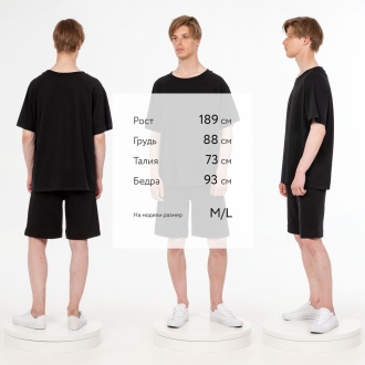 Изображение №4 | Футболка унисекс T2, черная, размер XS/S