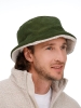 Изображение №5 | Панама Bucket двусторонняя, хаки с бежевым, размер S/M