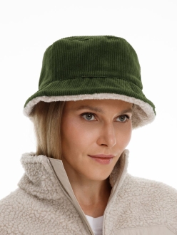 Изображение №3 | Панама Bucket двусторонняя, хаки с бежевым, размер S/M