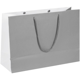 Изображение №1 | Пакет бумажный Bicolor, белый с серым