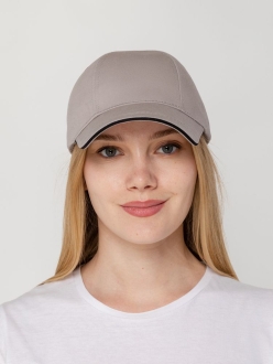 Изображение №5 | Бейсболка Canopy, серая с черным кантом