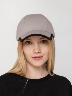 Изображение №4 | Бейсболка Honor, серая с черным кантом