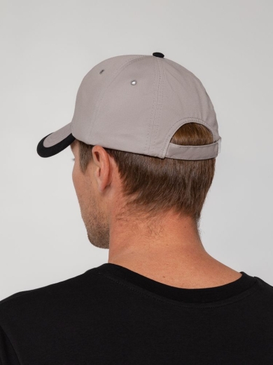 Изображение №8 | Бейсболка Honor, серая с черным кантом