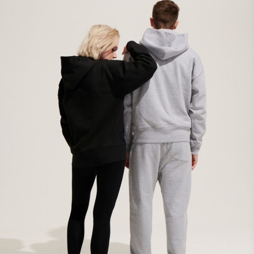 Изображение №7 | Худи оверсайз унисекс Origin, черное, размер XS