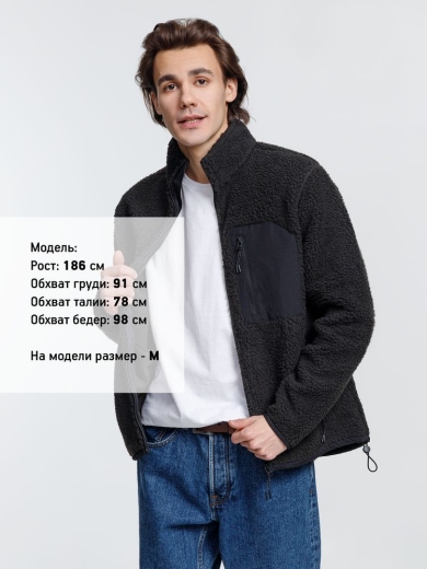 Изображение №8 | Куртка унисекс Fury, темно-серая (графит), размер XS