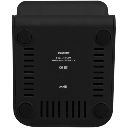 Изображение №7 | Беспроводное зарядное устройство с быстрой зарядкой Overtop, черное