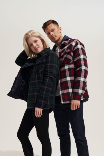 Изображение №5 | Куртка-рубашка оверсайз унисекс Noah, бордовая, размер XS/S