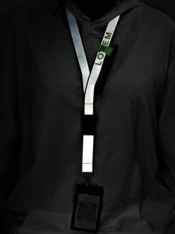 Изображение №9 | Лента светоотражающая Interlevel, черная с серым